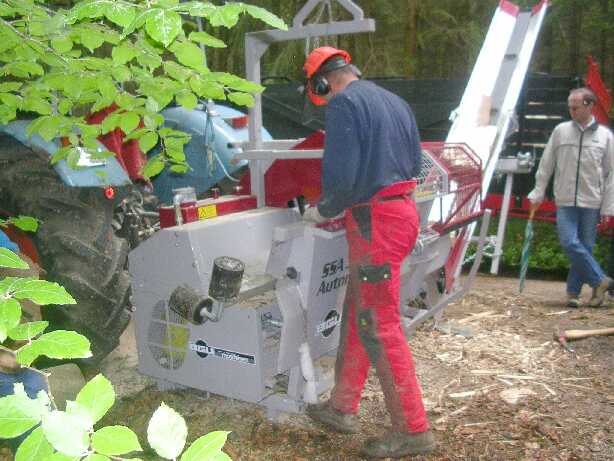 Das Objekt der Begierde, eine "Holz Kaminfertigmachanlage" 